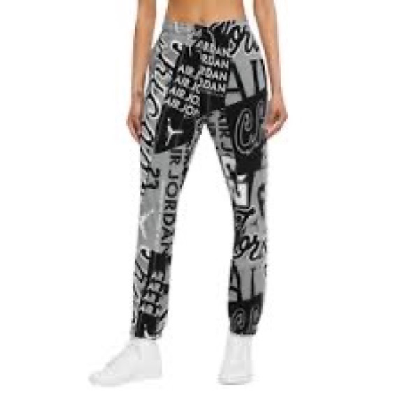 NWT Jordan all over print joggers with pockets for women size 1X - Picture 6 of 7